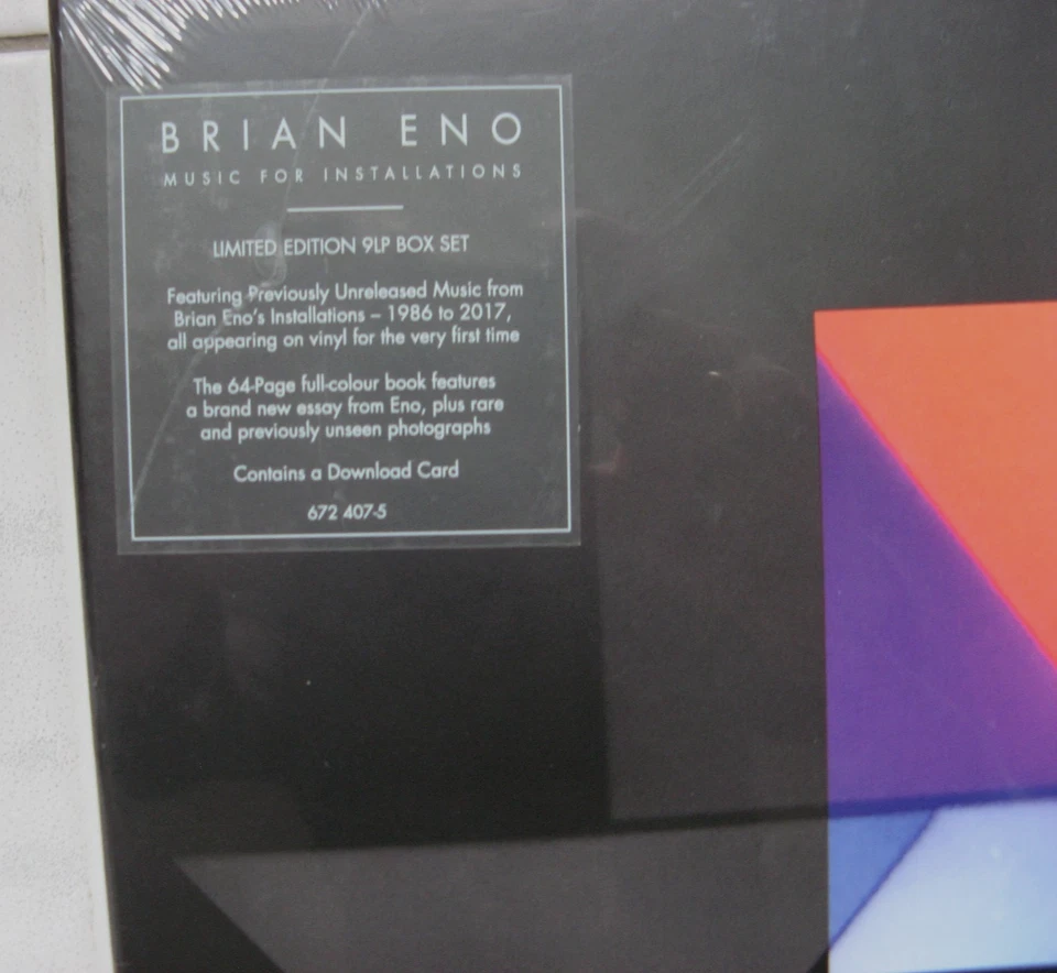 BRIAN ENO - MUSIC FOR INSTALLATIONS 9LP BOX SET LIMITED ED UMC 672407-5 OVP TOP - Bild 2 von 4