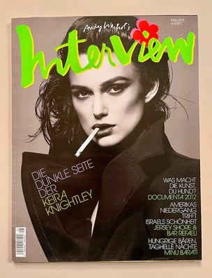 Interview Magazine Mai 2012, German, Keira Knightley, Top, RARE!