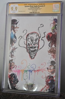9.9 CGC SS Gorkem Demir Studio Presents #1 w/ Remark. BONUS-card w/ Original Art