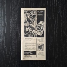 1960 Eberhard Scafograf - Original AD Advertising 15x33 Pubblicità Vintage