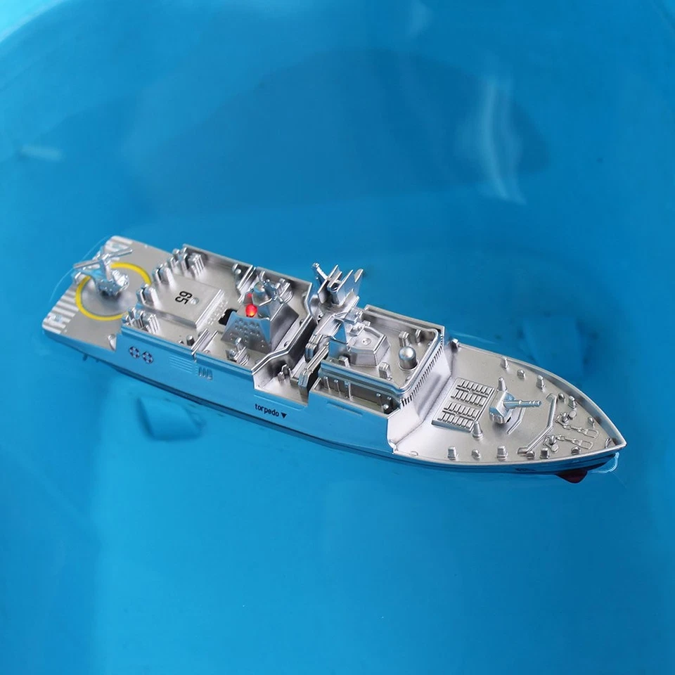 Tipmant Military RC Naval Ship Vessel Model Remote Control Boat Speedboat Yacht - Image 3 of 4