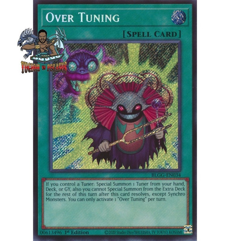 Yugioh! 1x Over Tuning BLGG-EN034 Secret Rare 1st Ed NM