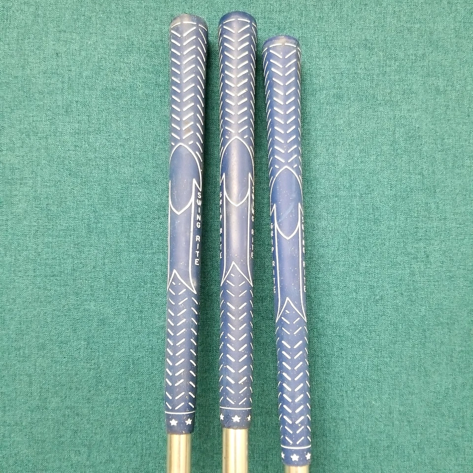 3 Vintage Ben Hogan 1953 RH Wood/Steel Golf Clubs 1/3/4 - Image 2 of 4