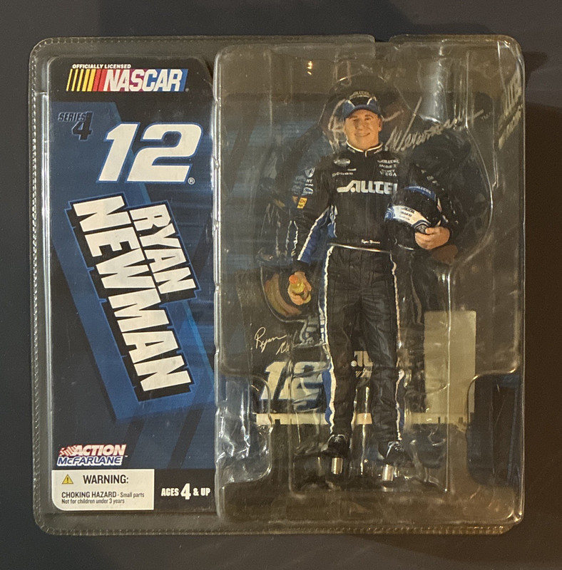 Action McFarlane NASCAR Ryan Newman #12 Series 4 Action Figure Blue/Black