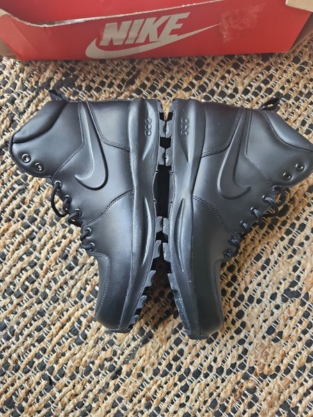 Nike Manoa Leather para hombre, varios tallas, negro/negro-negro 454350 003 2