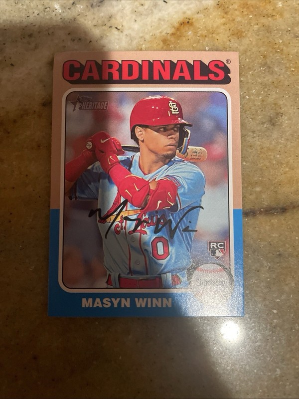 2024 Topps Heritage - Rookies Masyn Winn #284 (RC)