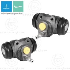 COPPIA CILINDRETTI FRENO POSTERIORE PER PIAGGIO APE MP P501 601 CAR P2 P3 220