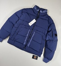 CP Company 221A Goggle Co-Ted Down Jacket in blue      Rrp £1200 - Large