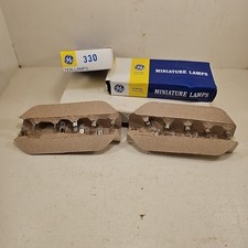 New Lot Of 19 GE 330 Miniature Lamp Bulb
