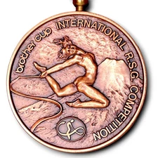 Japanese Rhythmic Gymnastic Medal Coin 1989 Brother Cup International Tournament