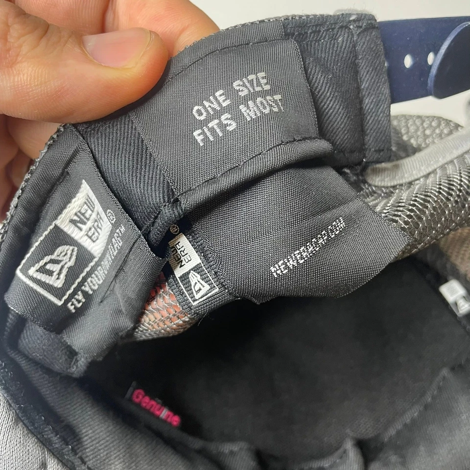 Volcom Mesh Trucker Hat Gray Red Logo One Size Fits Most New Era - Image 4 of 4