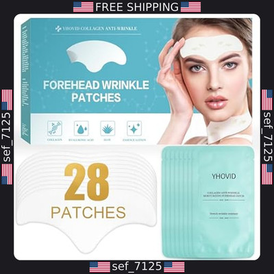 28 Collagen Facial Patches - Anti-Wrinkle Overnight Treatment for Lines