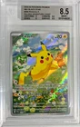 2024 POKEMON SVP EN PIKACHU #088 PALDEA ADVENTURE CHEST PROMO BGS 8.5