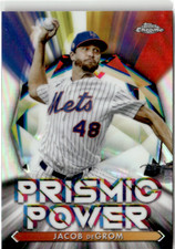 2021 Topps Chrome #PP-1 Jacob deGrom Prismic Power