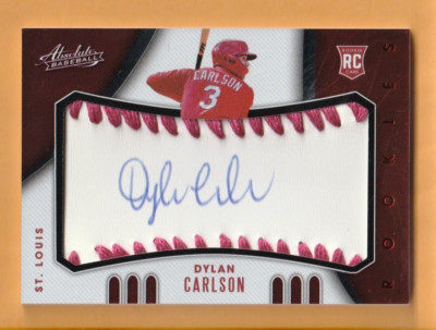 Dylan Carlson St. Louis Cardinals AUTO 2021 Absolute Rookie Baseball /35
