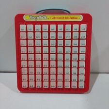 Vintage Touch 'N Tell Me Math Addition  Subtraction Press and See Board Toy