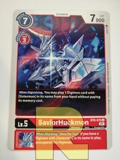 SaviorHuckmon ® BT6-015 U ® Non Comune ® Digimon Double Diamond ® Inglese 