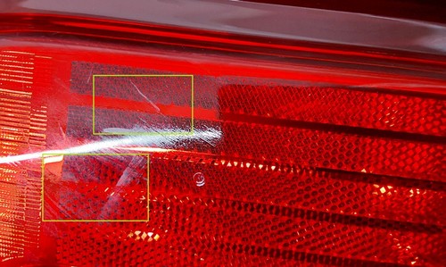 2024 FORD F-150 RH HALOGEN/LED TAIL LIGHT W/ BLIND SPOT RADAR OEM RL34-13B504-BE - Picture 4 of 19