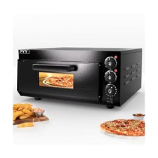 PYY Indoor Pizza Oven with Pizza Stone Countertop Electric Pizza Oven Commerc...