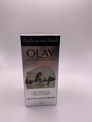 Olay Total Effects Whip Light As Air Finish Active Face Moisturizer New 0.3 Oz