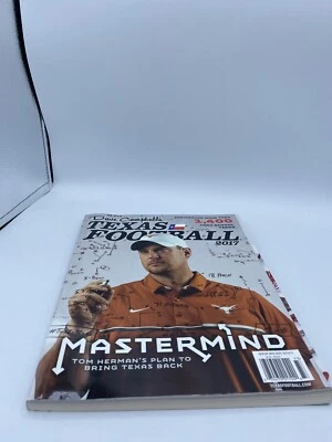 2017 Dave Campbell's Texas Football Magazine Tom Herman Longhorns 74420 - Image 1 of 3
