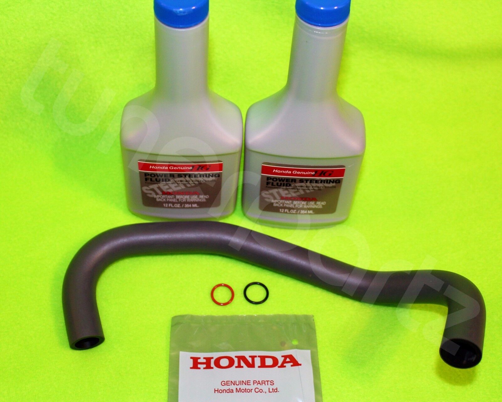 5 PC SET NEW OEM HONDA POWER STEERING FLUID PUMP HOSE O RING GASKET
