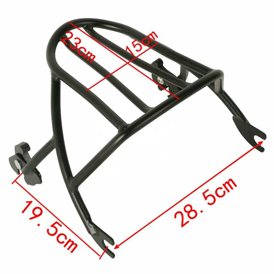 Portaequipajes desmontable Solo apto para Harley Sportster XL1200 XL883 2004-2022 Foto 3 de 4