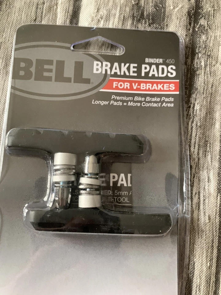 Bell Binder 450 Premium V-Brake Bicicleta Bicicleta Pastillas de Freno Universal Foto 3 de 4