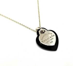 ebay tiffany heart necklace