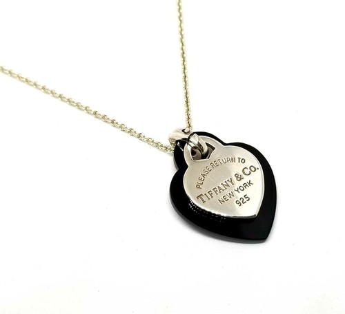 Tiffany Necklace Pendant Black 