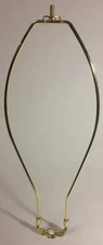 14" Brass Lamp HARP Shade Holder w/Base for Lamp Repair Regular  Weight  #HAR66