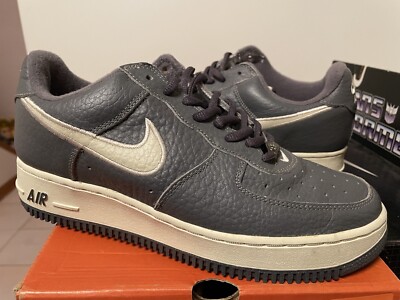 2000 Nike Air Force 1 Low Sz 8.5 Vapor Graphite Grey 630033-021 Vintage