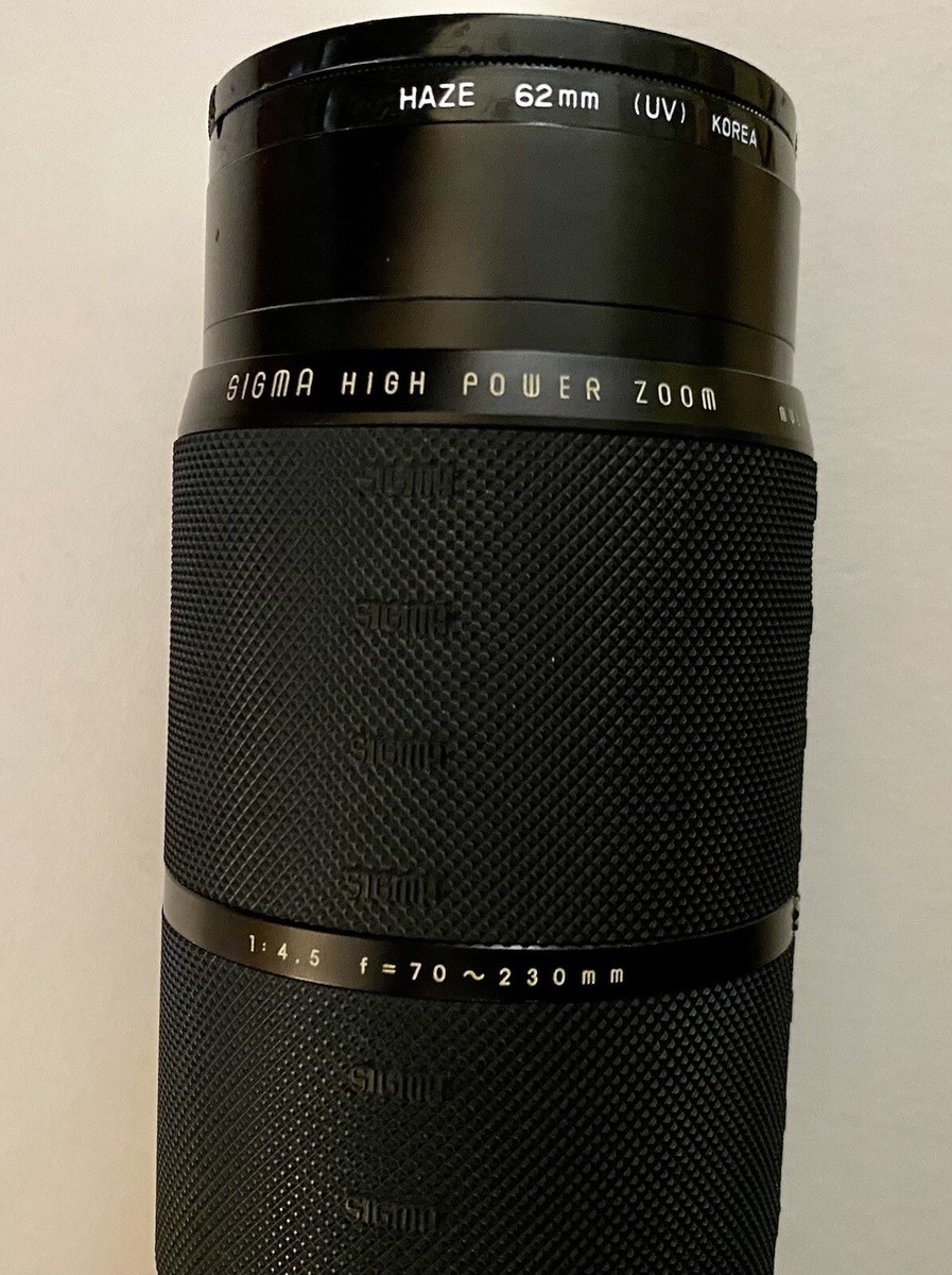 sigma ズームレンズ　70〜230mm Sigma high powered zoom lens in case, 70-230 mm. | eBay