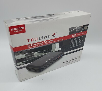 New Cables To Go C2G TRULINK 40481 Multi-Function Converter w/ CATV Tuner