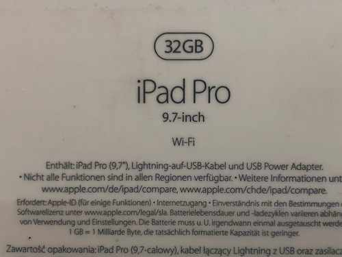 Apple iPad Pro 9.7 inch WiFi 32 GB silver - Model 1673 MLMP2FD/A fast neuwertig - Afbeelding 17 van 18
