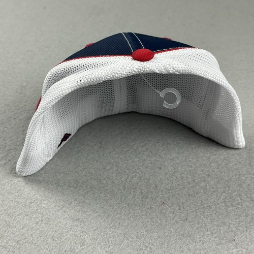 Dominion Energy Hat Cap Blue Red Fitted Small Medium 6 7/8 7 3/8 Flex Fit NWT - Picture 5 of 11