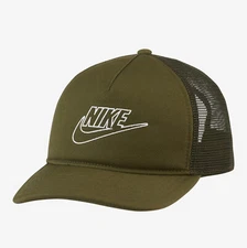 NWT Nike Classic 99 Futura Trucker Cap Adjustable Hat Green Unisex DC3984-368