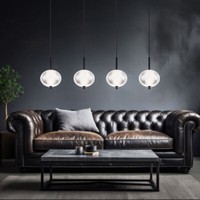 Pendelleuchte Deckenlampe HäNgeleuchte Led Cct Esszimmerlampe 4-Flammig L 85 Cm
