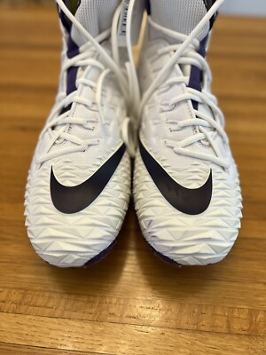 Size 13 Mens Nike Force Savage Elite TD White Purple 857063-103 - NEW Size 13 Mens Nike Force Savage Elite TD White Purple 857063  main image 3