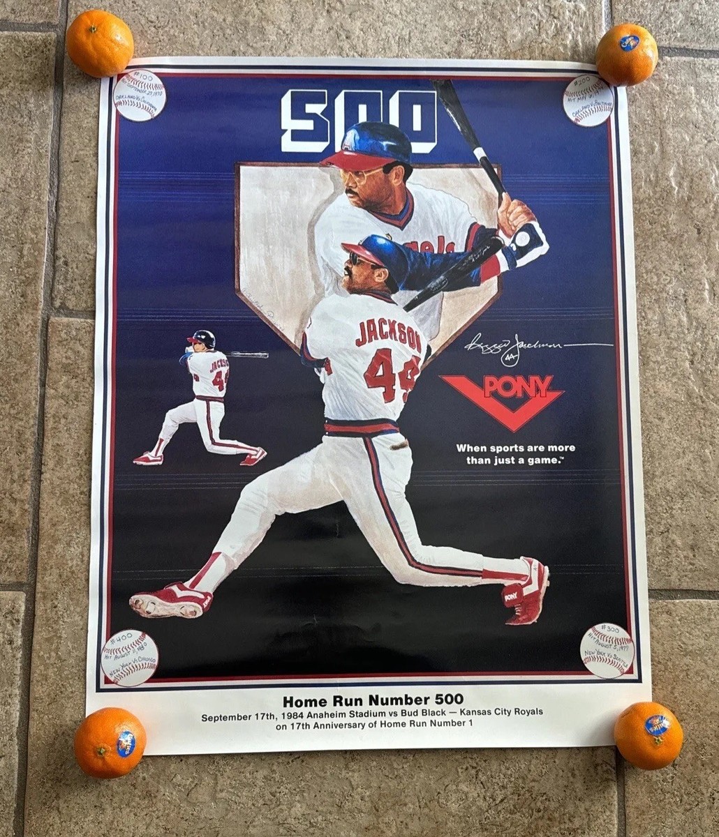 Reggie Jackson Posters LOT OF 2- Pony Baseball 500th HR | eBay