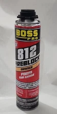 BOSS PRO 812 FIREBLOCK ORANGE FOAM GUN GRADE 24 oz.