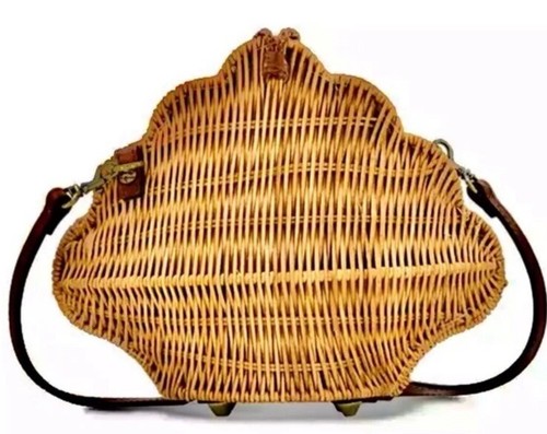 Patricia Nash Wicker Bag With Scarf NWT - Picture 3 of 6