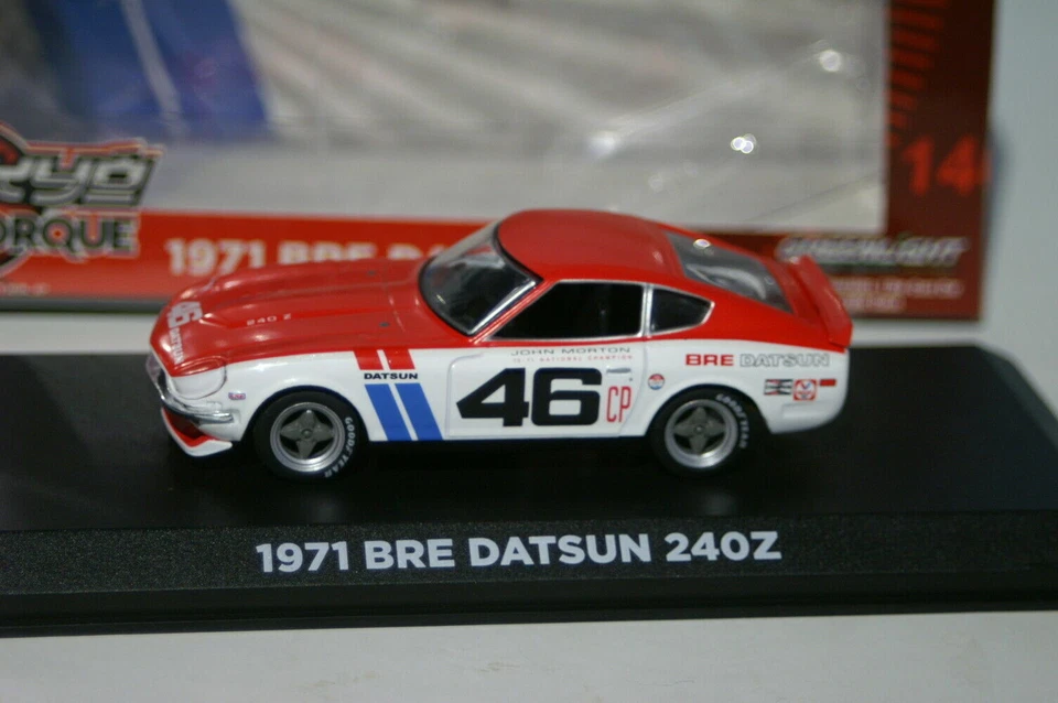 Greenlight BRE DATSUN 240Z Tokyo Torque 1971 Greenlight 1:43 Diecast 86334 Foto 2 de 4