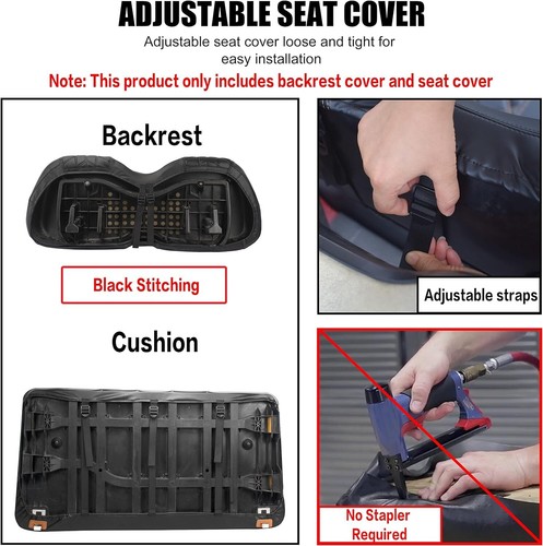 P Diamond Seat Cover for Golf Cart Club Car Precedent Original - Picture 5 of 6