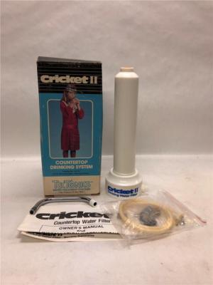 Cricket II TecTonics CR-10 Countertop Drinking Water Filter System CR10 1/4''FNPT