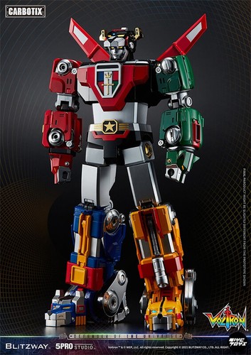 Blitzway - Voltron 5Pro Studio CARBOTIX Sammlerstücke Actionfigur Neu auf Lager - Bild 5 von 24