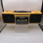 Sony Sports Boombox CFS-920 AM/FM Stereo Cassette Recorder 1986 * WORKS - READ *