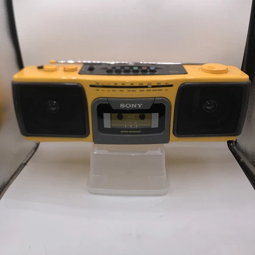 Sony Sports Boombox CFS-920 AM/FM Stereo Cassette Recorder 1986 * WORKS - READ *