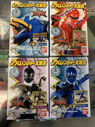 * Bandai * Abaranger grande incontro Bakuryuu Sentai * RARO * set completo! * - Foto 3 di 6