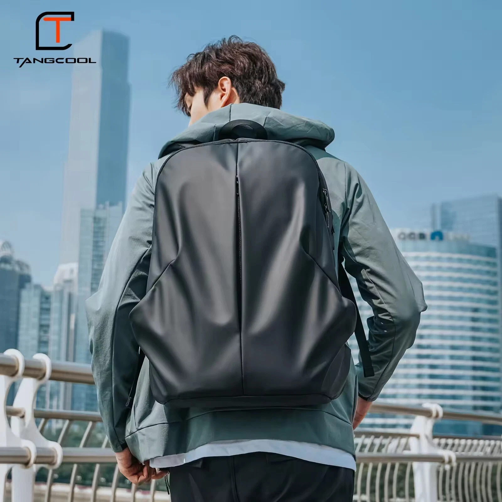 TANGCOOL Casual Men Business laptop Waterproof Travel Sports Backpack SchoolBag
